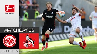 Eintracht Frankfurt - 1. FC Köln 1-1 | Highlights | Matchday 6 – Bundesliga 2021/22