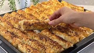 5 YUFKADAN TAM 40 ADET BÖREK🤩YİYENLER TADINA HAYRAN KALDI😋BU TARİF FAVORİNİZ OLACAK💯