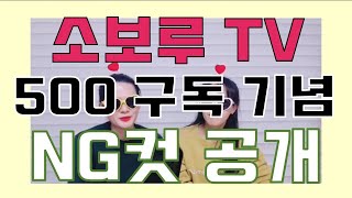 [소보루TV] - 구독500명 감사인사 및 NG컷 모음 - 잠잘때 듣는 동화/ 잠자리동화/수면동화/소보루동화