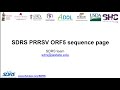 PRRSV ORF 5 Sequences charts - SDRS