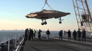 NAVAIR Clips: Sailors assist with onload of UCAS-D aboard USS Truman