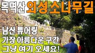 남산산책로 최고 코스 - 남산타워 바로아래 숨은길 - 서울 남산공원에서 남산데이트코스로도 추천 - 남산 가장 아름다운 코스 그냥 여기 오세요 목멱산 외성의 곡선미 남산코스추천