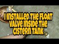 I installed the float Valve inside the Cistern tank #tendaburzTV