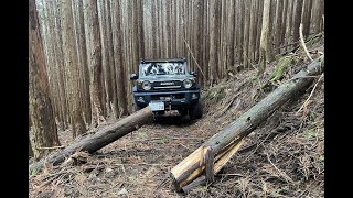 その名の通り、道幅ホンマに狭かった。【 狭戸林道 】奈良県東吉野