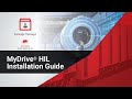 How to install and run MyDrive® HIL simulation tool from Danfoss