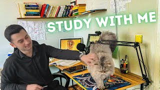 STUDY WITH ME 4 HOURS!| MEDICINE | POMODORO [chill sounds] [chitchats during break ups]