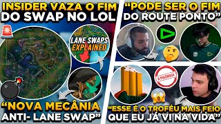 BOMBA ! FIM DO SWAP NO LOL ? COMUNIDADE CRITICA TROFÉU da LTA ! FIM DA BOA FASE DE ROUTE na LOUD ?