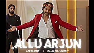 ALLU ARJUN X LEMONADE || SIKE EFX || STYLISH STAR || #viralvideo || #viral