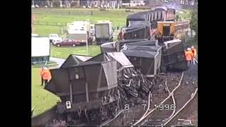 Edinburgh Waverley and Burntisland MGR derailment. 4th and 8th July 1998