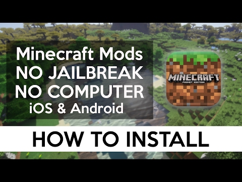 HOW TO INSTALL MODS iOS + ANDROID (NO COMPUTER, NO JAILBREAK) Minecraft PE HOW TO INSTALL MODS iOS + ANDROID (NO COMPUTER, NO JAILBREAK) Minecraft PE
