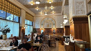 🇨🇿捷克《世界十大咖啡館：創立於西元1914年的布拉格「帝國咖啡廳Café Imperial」》｜開心果可頌、法式洋蔥湯、威靈頓牛排、咖啡拿鐵、馥芮白