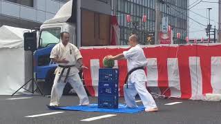 2017 .8.26　極真　東海道場　大みか祭り空手演武