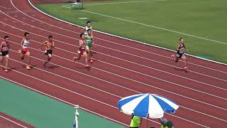 20230902132420U16・U18宮崎県陸上競技大会2男100ｍ予選3組