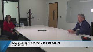 Mooresville Mayor refusing to resign