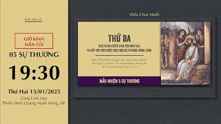 🔴 Kinh Mân Côi | 13/01/2025 | 5 Sự Thương - Tối Thứ Hai Tuần II Thường Niên C.