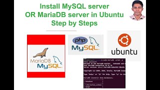 Install Mysql / mariadb server in ubuntu - step by steps
