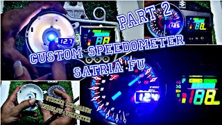 Custom speedometer satria fu | modifikasi speedometer satria fu | part 2 | samz maqibao