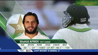Shahid Afridi 'CRAZY TEST MATCH BATTING' 31 off 15 balls vs AUSTRALIA 2010 HD