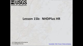 Lesson 15b - NHDPlus HR