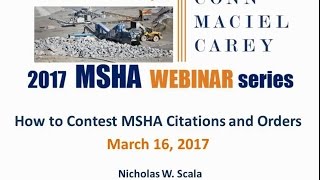 How to Contest MSHA Citations and Orders