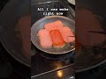 This is how lazy I can be and just make spam for my dinner #viral #trend #asmr #satisfying #food