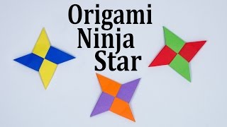 Origami Shuriken Ninja Star Tutorial (Traditional)