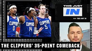 JJ Redick reacts to the Clippers 35-point comeback | This Just In