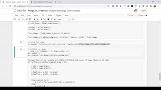Python Scikit-image image collage