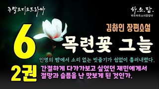 [내게 있어 단 한 사람] 인영은 가슴으로만 재민이를 기다렸다. 도대체 재민이에게 어떻게 다가가야 할까. [목련꽃 그늘 2권6회] 김하인 장편소설