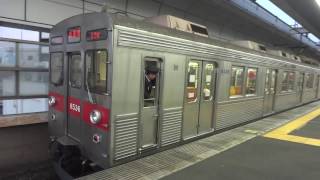 東急8500系8636F準急南栗橋行き新越谷駅到着