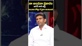 నా అంచనా ప్రకారం జగన్ గారి ఆస్తి 50,000 కోట్లకి పైగా ఉంటుంది #pemmasani #jaganasserts #tdp