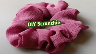 How to make Scrunchie at home|| Easy way of making Scrunchies|| DIY scrunchies