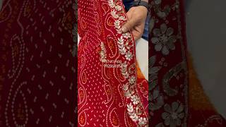 😍Beautiful Multi Colour Jaipuri Bandhani Saee #rajasthanisarees #jaipurisaree #bandhanisaree