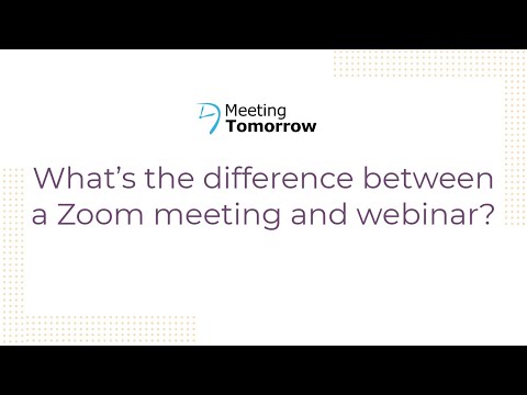 Zoom meeting vs webinar – what's the difference?