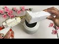 🌸making a beautiful peach flower vase using pipe cleaner fuzzy wire is really simple 🌸 hms2