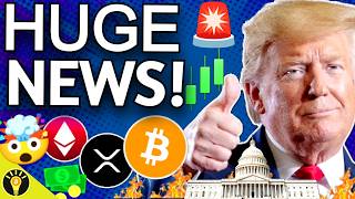 🚨CRYPTO WILL PUMP! TRUMP SIGNS CRYPTO EXECUTIVE ORDER \u0026 SEC REPEALS SAB 121!