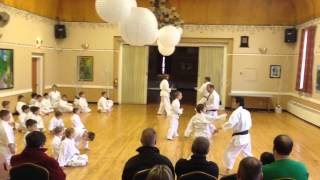 Sensei Minarik visits the Exploits Karate Club