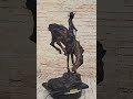 outlaw by frederic remington western cowboy horseback bronze statue sculpture 27