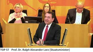 Kultusminister Lorz im Landtag: „Hessen – ein starker Bildungsstandort“