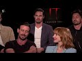 The Cast of IT Chapter Two Bonded Over Karaoke  Comic-Con Interview  Fandango