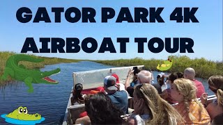 (4K) Gator Park Airboat Tour | Miami FL