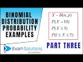 Binomial Distribution examples | ExamSolutions