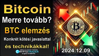 📈Képes még tovább emelkedni a Bitcoin? BTC elemzés, árelőrejelzés (12.09)