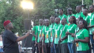 World Choir games 2014. Riga. Esplanade. Lagos City Chorale, Nigeria (14.07.2014 no 20.00)