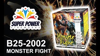 Wyrzutnia B25-2002 MONSTER FIGHT - Fajerwerki - SUPER POWER