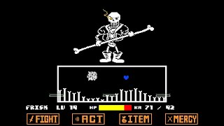 [Unitale/CYF]Disbelief Papyrus hardmode Phase 1(Undertale FanGame) Demo