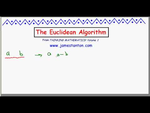 Euclidean Algorithm (TANTON_Mathematics) - YouTube