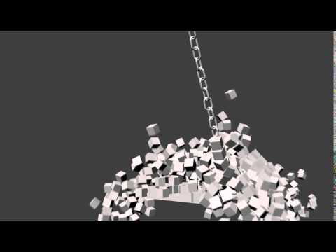 Blender Rigid Body Example -- Wrecking Ball - YouTube