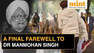 Former Prime Minister Dr Manmohan Singh Cremated With Full State Honours, 21-Gun Salute