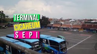 Terminal Cicaheum Sepi dari Hiruk Pikuk Penumpang, Cuma Terlihat 4 Bus Stand By